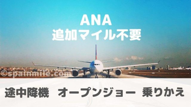 ANA国際線特典航空券・乗り継ぎと途中降機・オープンジョーで複数都市周遊！